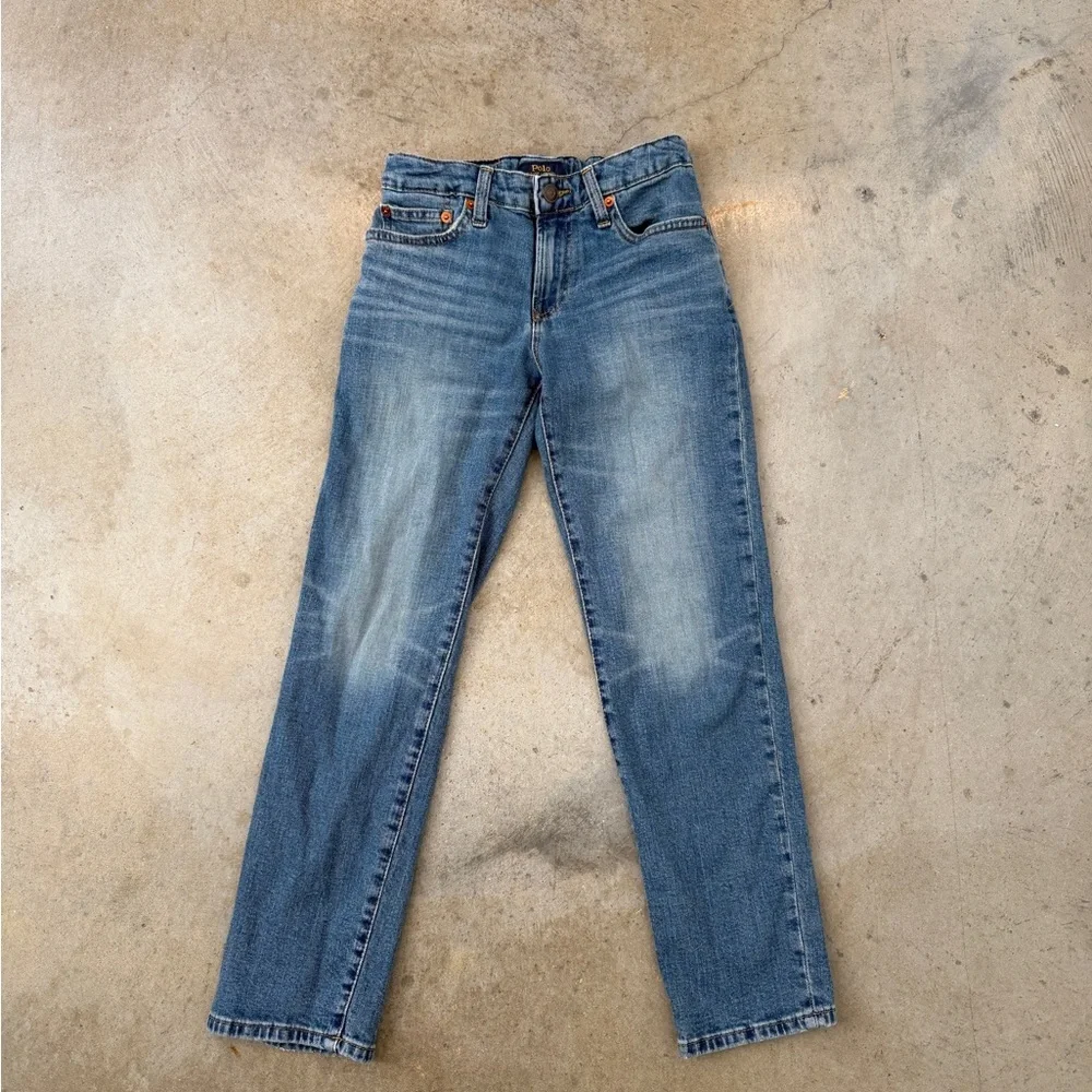 Ralph Lauren Boys 10-12 Medium Wash Straight Jeans